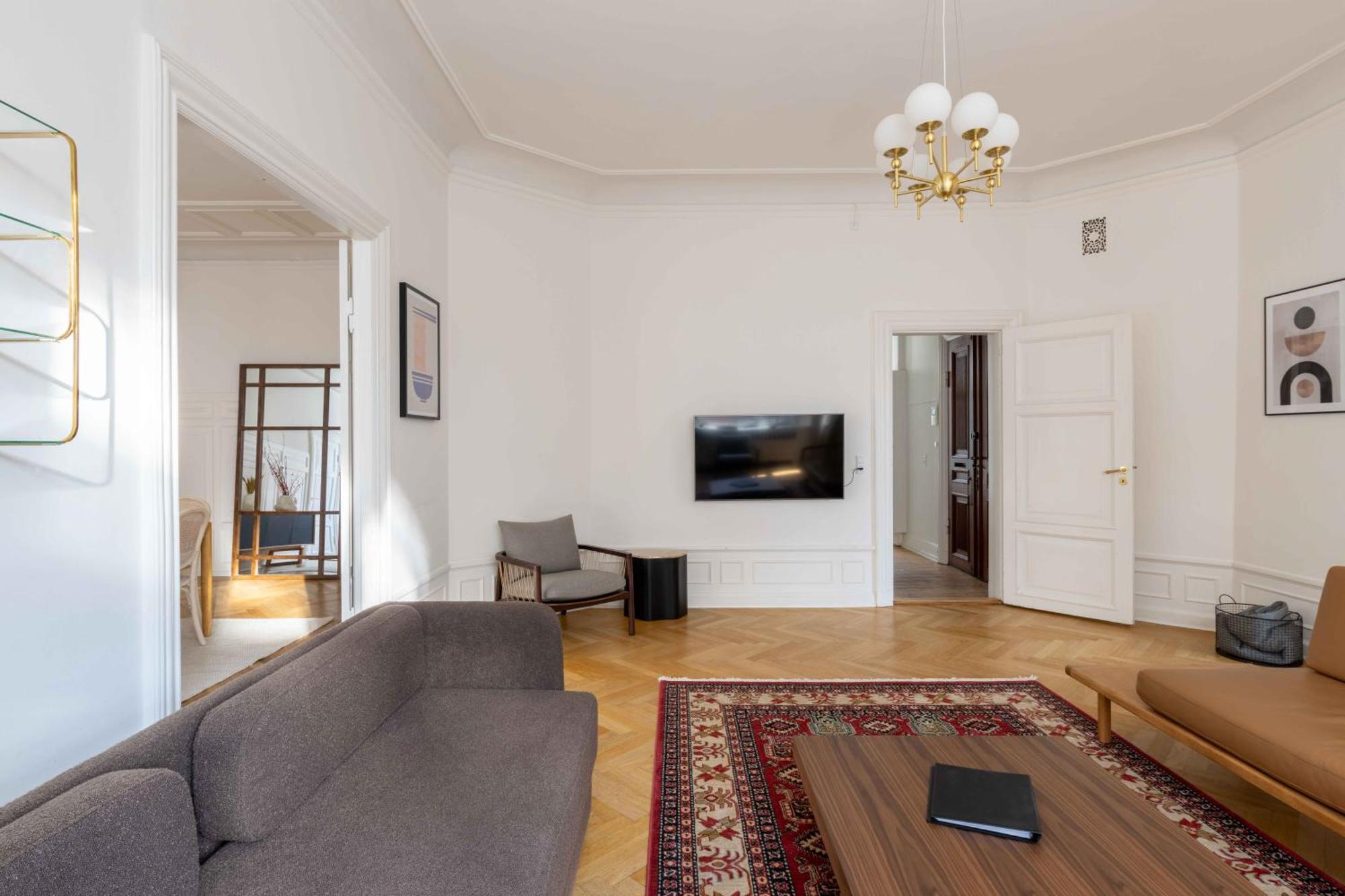 Apartamento Lovely 3br Manor Flat 5 Min From Tivoli Gardens