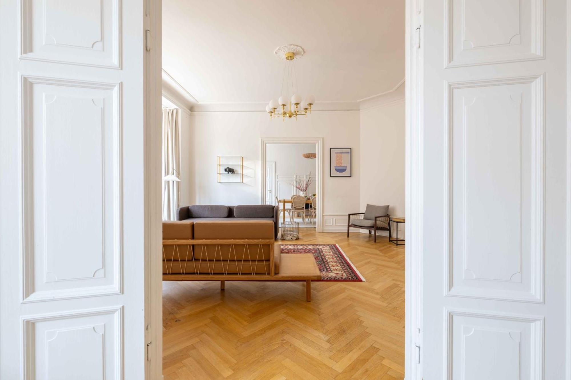 Apartamento Lovely 3br Manor Flat 5 Min From Tivoli Gardens Copenhague