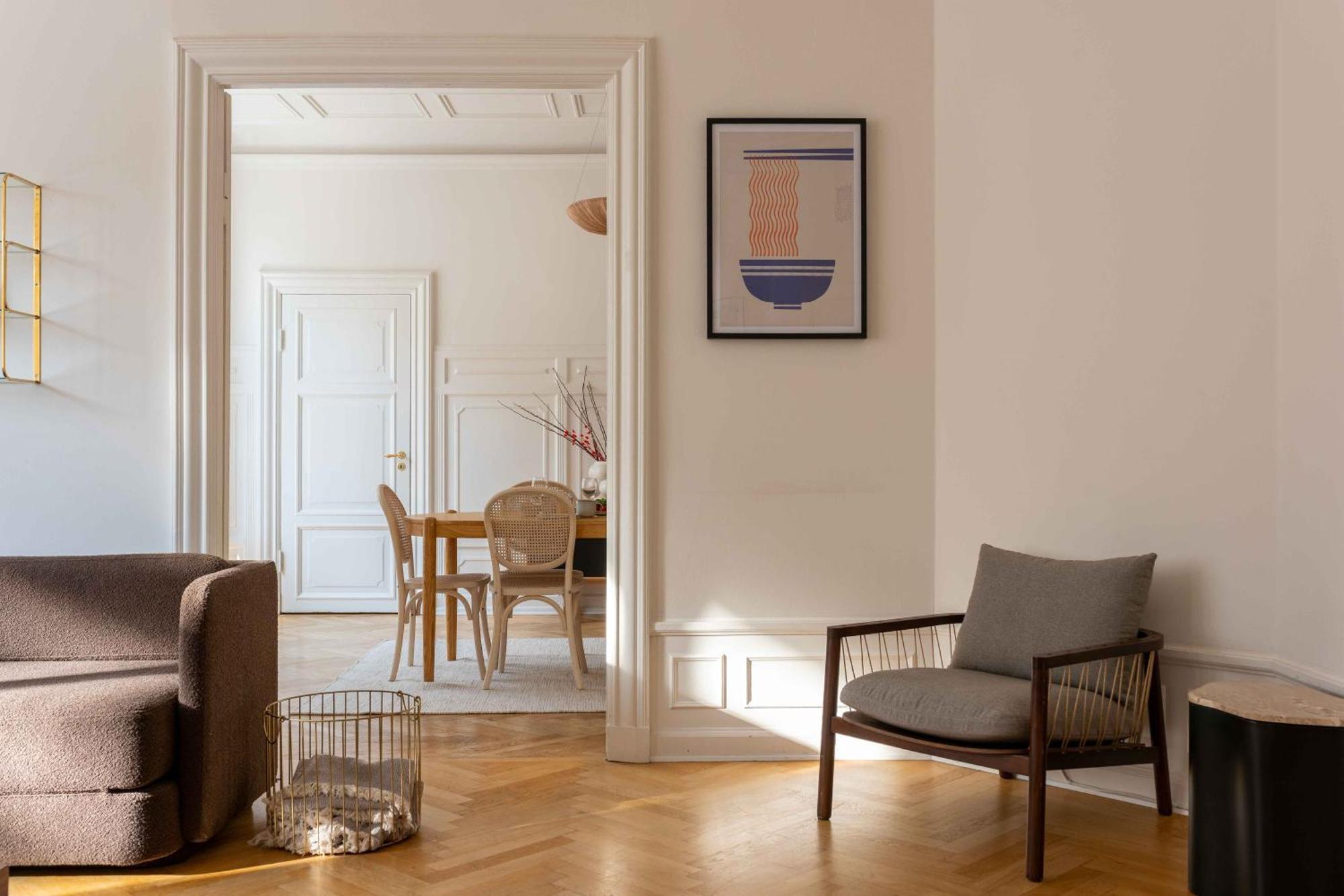 Lovely 3br Manor Flat 5 Min From Tivoli Gardens Apartamento Copenhague